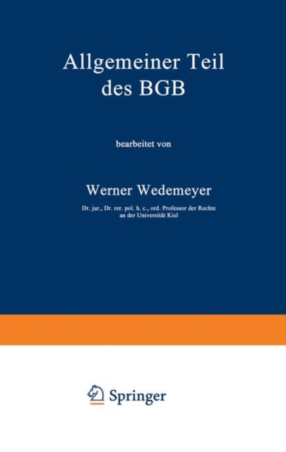 Allgemeiner Teil des BGB