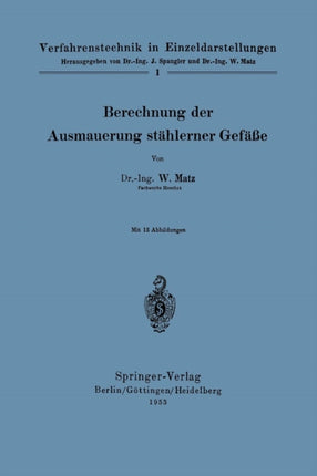 Berechnung der Ausmauerung stählerner Gefäße