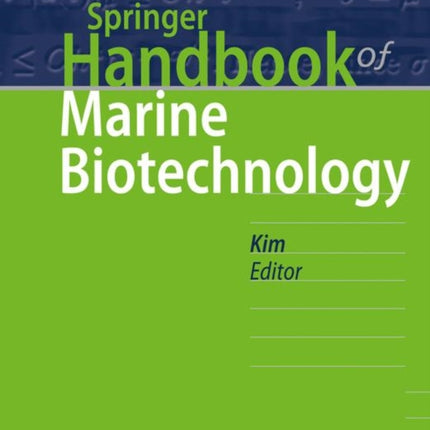 Springer Handbook of Marine Biotechnology