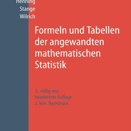Formeln und Tabellen der angewandten
