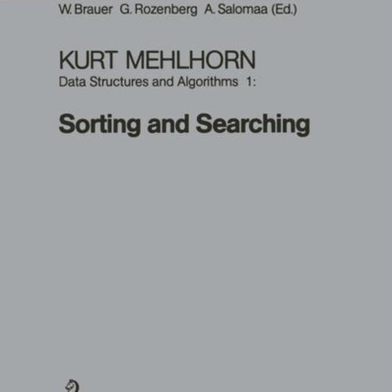Data Structures and Algorithms 1: Sorting and Searching