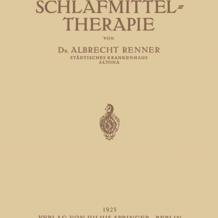 Schlafmittel-Therapie