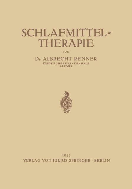 Schlafmittel-Therapie