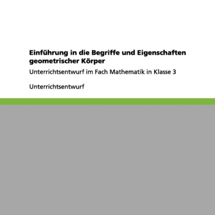 Einfhrung in die Begriffe und Eigenschaften