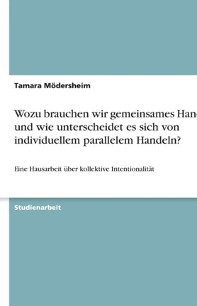 Wozu brauchen wir gemeinsames Handeln und wie