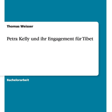 Petra Kelly und ihr Engagement fr Tibet