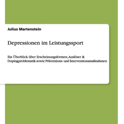 Depressionen im Leistungssport: Ein Überblick