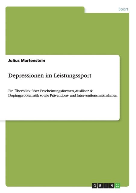Depressionen im Leistungssport: Ein Überblick