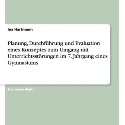 Planung Durchfhrung und Evaluation eines