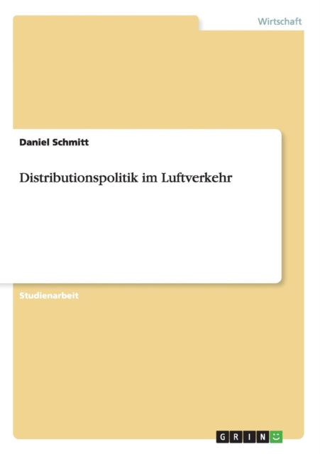 Distributionspolitik im Luftverkehr