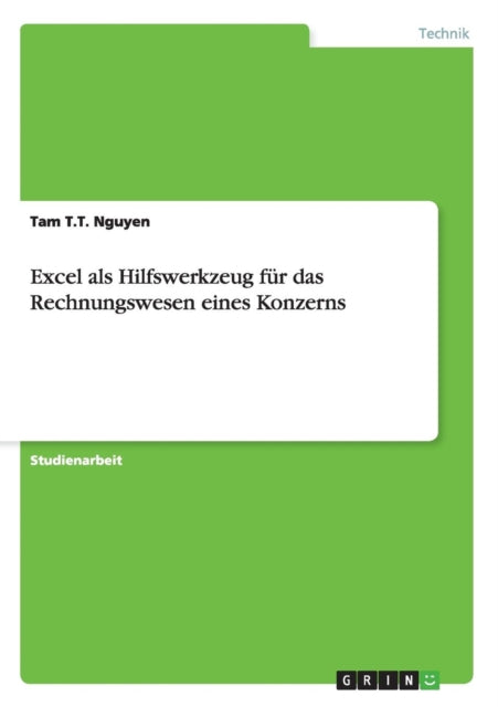 Excel als Hilfswerkzeug fr das Rechnungswesen eines Konzerns