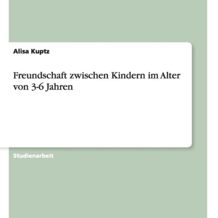 Freundschaft zwischen Kindern im Alter von 36 Jahren