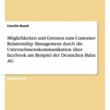 Mglichkeiten und Grenzen zum Customer