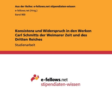 Konsistenz und Widerspruch in den Werken Carl