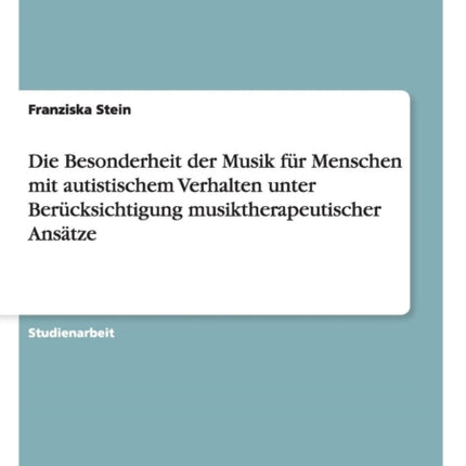 Die Besonderheit der Musik fr Menschen mit