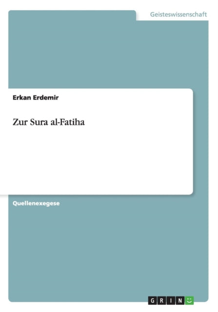 Zur Sura alFatiha