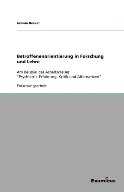 Betroffenenorientierung in Forschung und Lehre