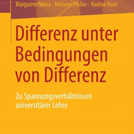 Differenz unter Bedingungen von Differenz: Zu