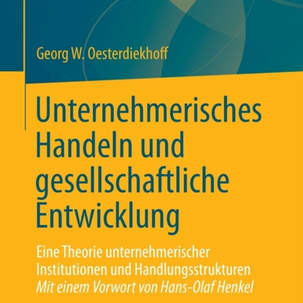 Unternehmerisches Handeln und gesellschaftliche
