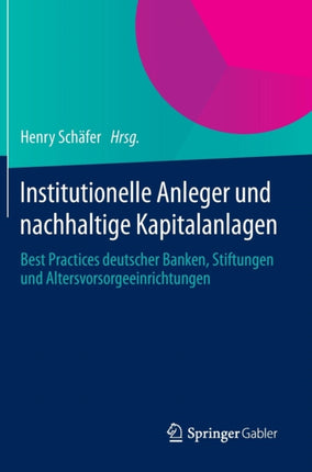Institutionelle Anleger und nachhaltige