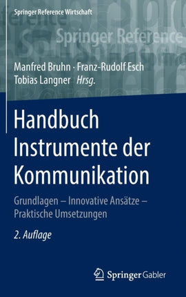 Handbuch Instrumente der Kommunikation: