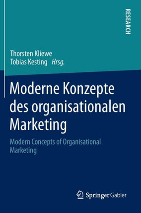 Moderne Konzepte des organisationalen Marketing: