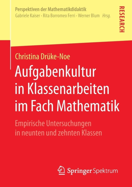 Aufgabenkultur in Klassenarbeiten im Fach