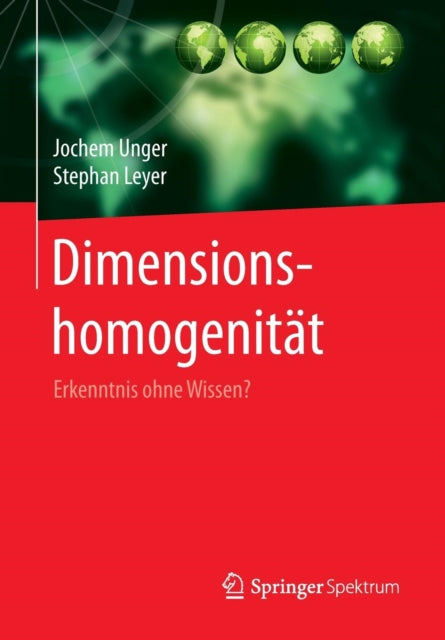 Dimensionshomogenität: Erkenntnis ohne Wissen?