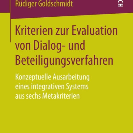 Kriterien zur Evaluation von Dialog- und