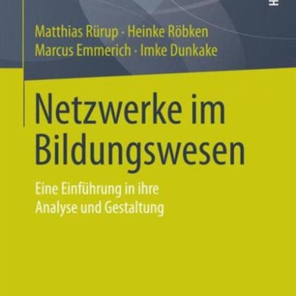 Netzwerke im Bildungswesen: Eine Einführung in