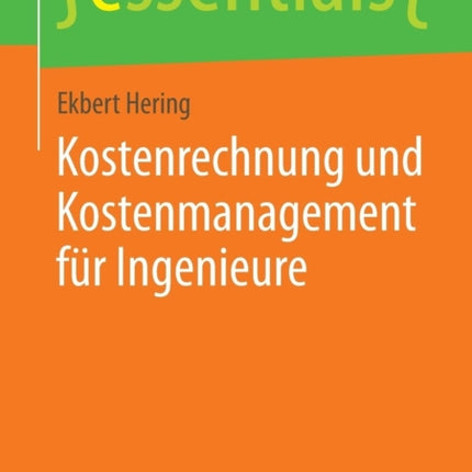 Kostenrechnung und Kostenmanagement für