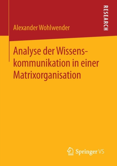 Analyse der Wissenskommunikation in einer