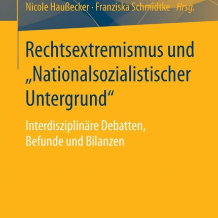 Rechtsextremismus und „Nationalsozialistischer