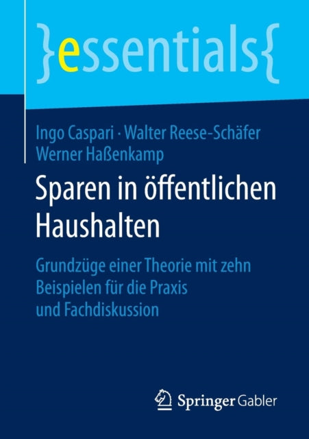 Sparen in öffentlichen Haushalten: Grundzüge