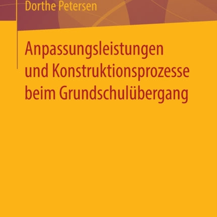Anpassungsleistungen und Konstruktionsprozesse