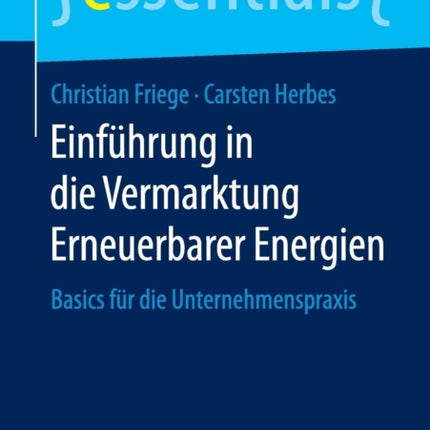 Einführung in die Vermarktung Erneuerbarer