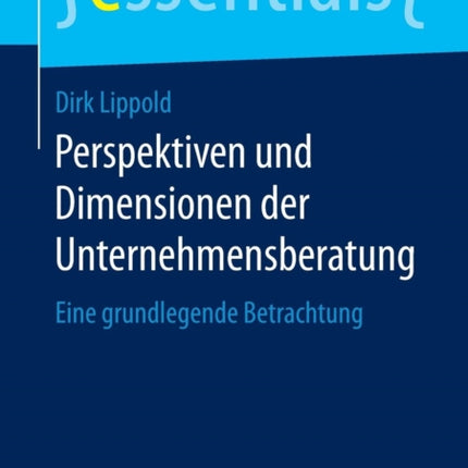Perspektiven und Dimensionen der