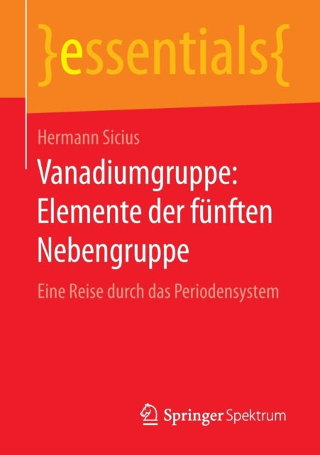 Vanadiumgruppe: Elemente der fünften Nebengruppe:
