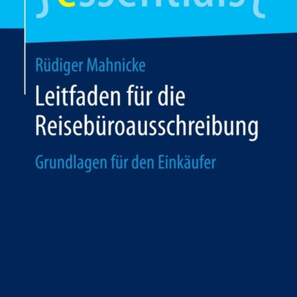 Leitfaden für die Reisebüroausschreibung: