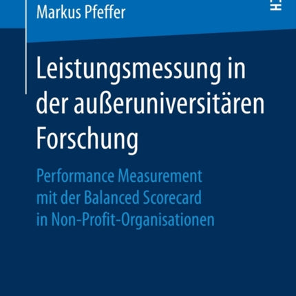 Leistungsmessung in der außeruniversitären