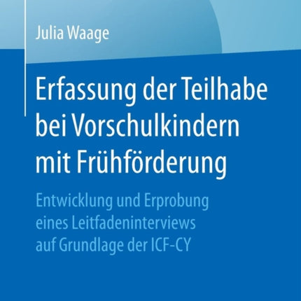 Erfassung der Teilhabe bei Vorschulkindern mit