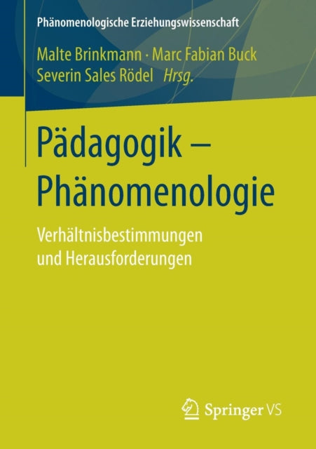 Pädagogik - Phänomenologie: