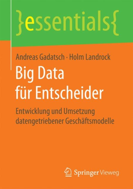 Big Data für Entscheider: Entwicklung und