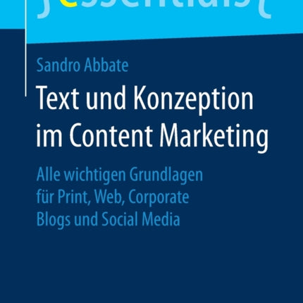 Text und Konzeption im Content Marketing: Alle