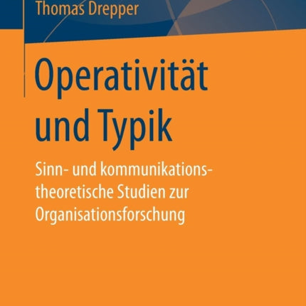 Operativität und Typik: Sinn- und