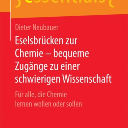 Eselsbrücken zur Chemie – bequeme Zugänge zu