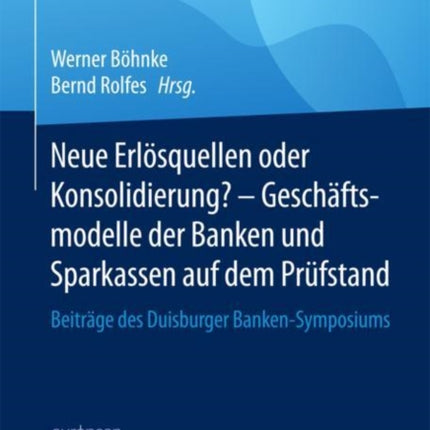 Neue Erlösquellen oder Konsolidierung? –