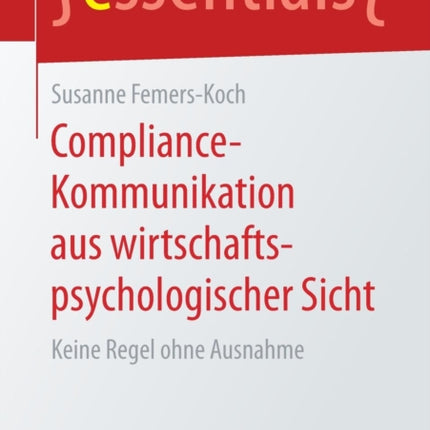 Compliance-Kommunikation aus