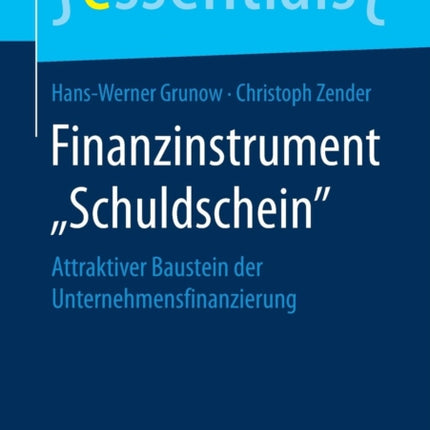 Finanzinstrument „Schuldschein“: Attraktiver