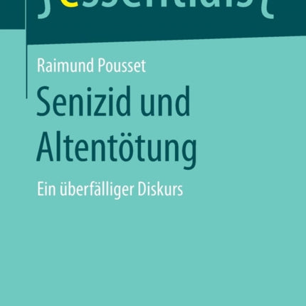 Senizid Und Altentötung: Ein Überfälliger Diskurs